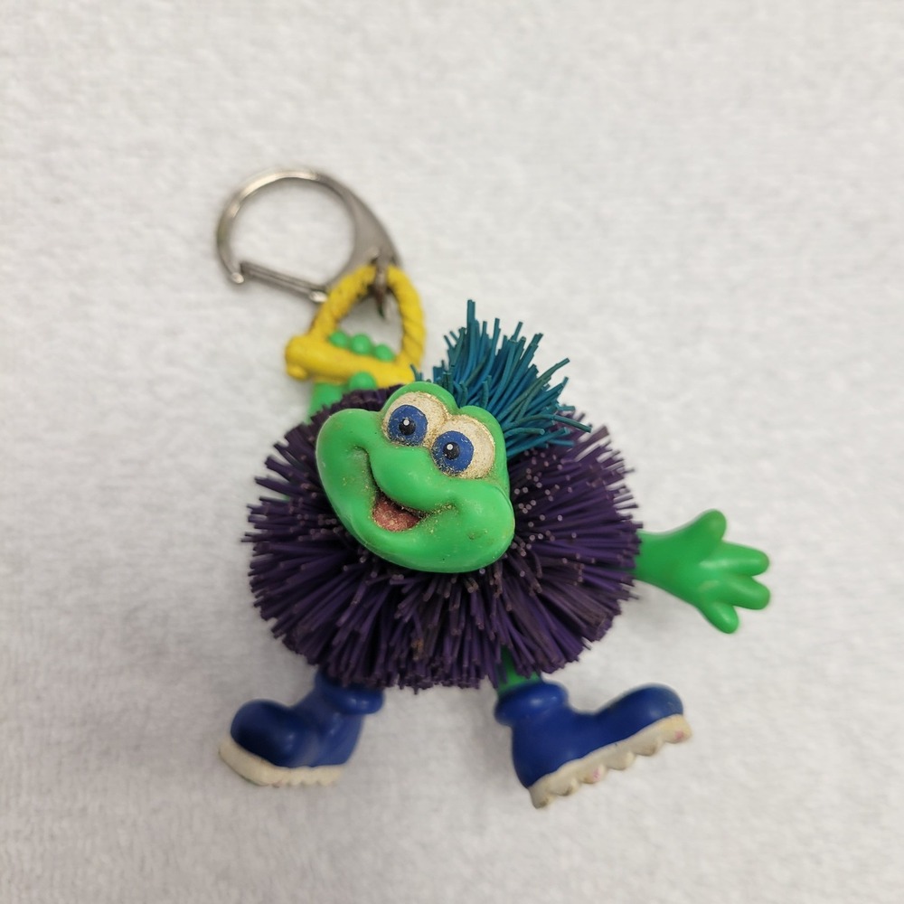Oddzons Koosh Lings 90s Dog Dragon Koosh Ball Keychain